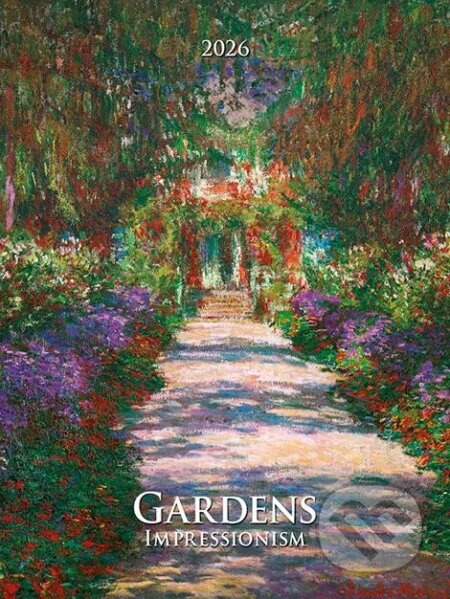Kalendář 2026 Gardens Impressionism, nástěnný