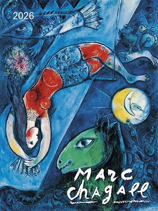 Nástenný kalendár Marc Chagall 2026 (univerzálne kalendárium)