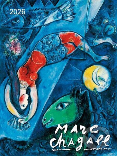 Nástenný kalendár Marc Chagall 2026 (univerzálne kalendárium)