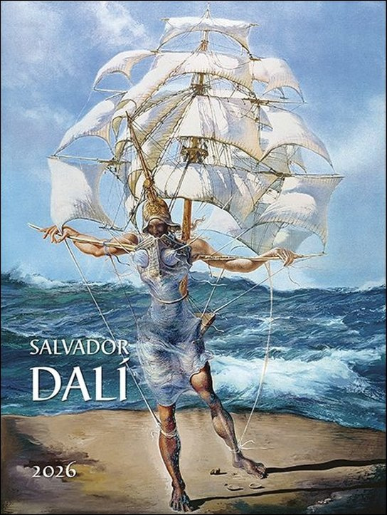 Kalendář 2026 Salvador Dalí, nástěnný