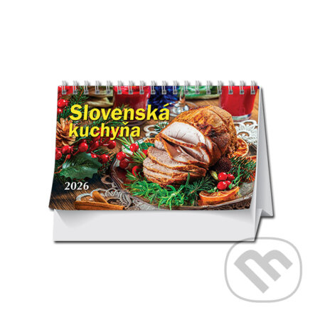 Stolový kalendár Slovenská kuchyňa 2026 (stĺpcový)