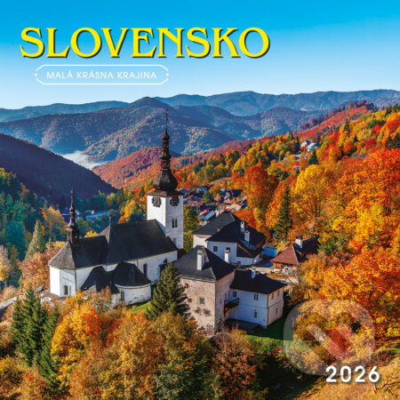 Nástenný kalendár Slovensko 2026 (slovenské menné kalendárium)