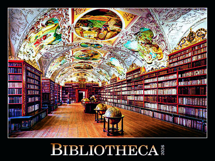 Kalendář 2026 Bibliotheca, nástěnný