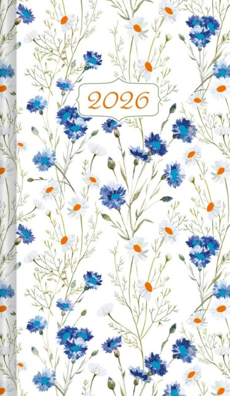 Kapesní diář Chrpa 2026 (A6)