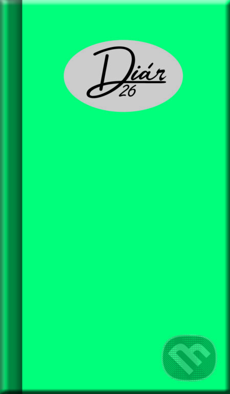 Mini diár COLORS 2026 (zelenomodrý) (12-mesačný, A6)