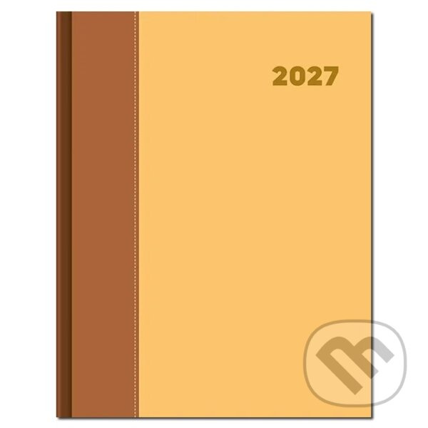 Manager diár DOLCETTO 2027 - hnedo-zlatý (A4),Manager diár DOLCETTO 2027 - hnedo-zlatý (A4)