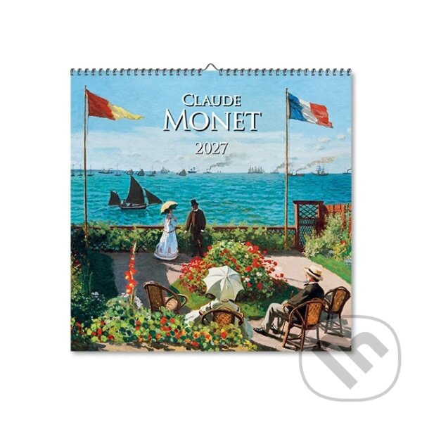 Nástenný kalendár Claude Monet 2027 (slovenské menné kalendárium),Nástenný kalendár Claude Monet 2027 (slovenské menné kalendárium)