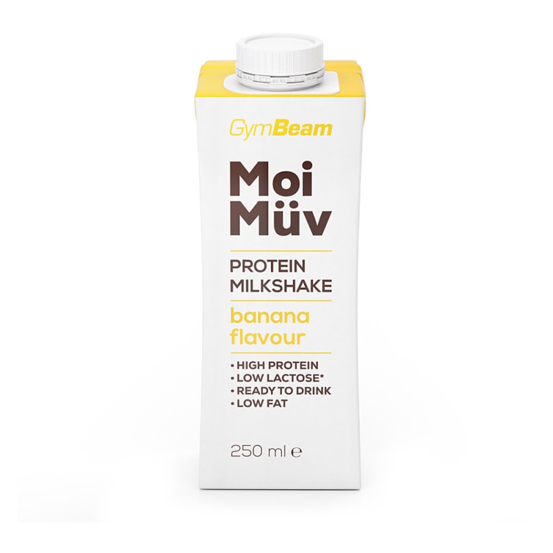 GymBeam MoiMüv Protein Milkshake, 250 ml Příchuť: Banán