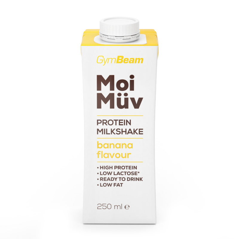 GymBeam MoiMüv Protein Milkshake, 250 ml Příchuť: Banán