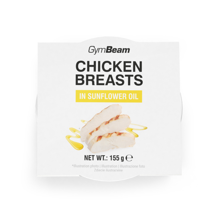 Kuřecí prsa ve slunečnicovém oleji - GymBeam