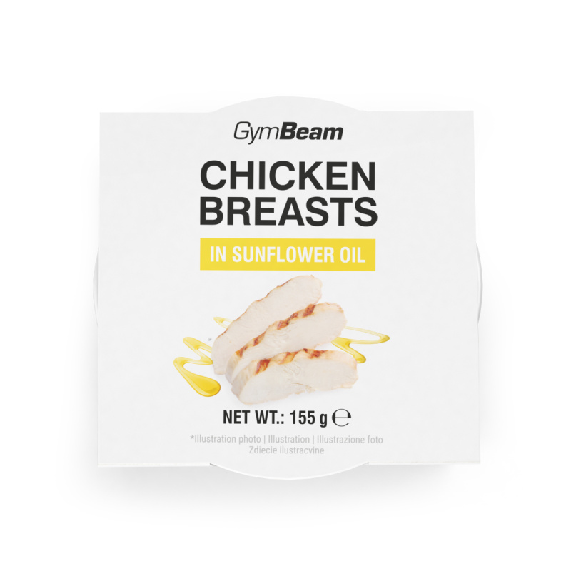 Kuřecí prsa ve slunečnicovém oleji - GymBeam