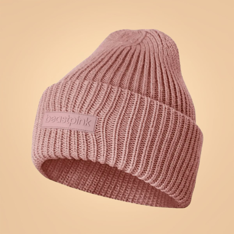 BeastPink Winter Beanie Peach