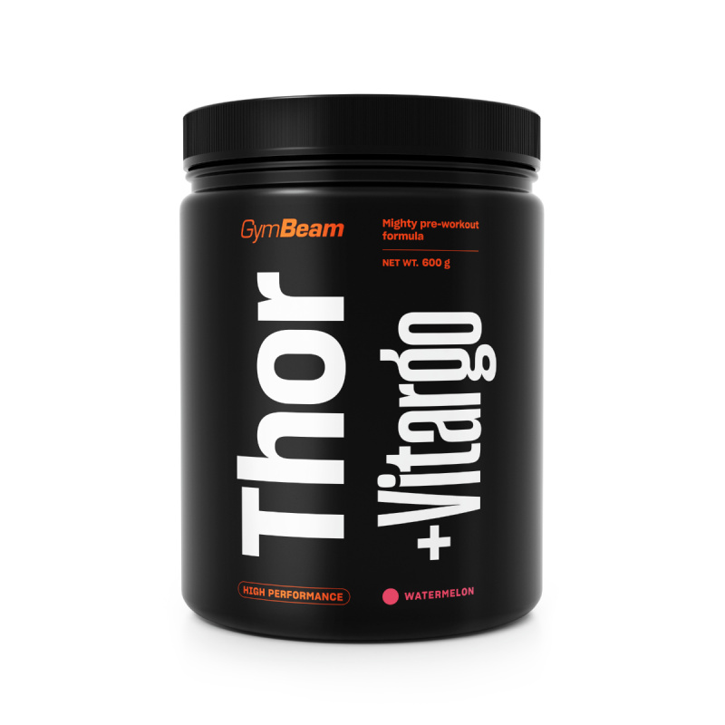 GymBeam Předtréninkový stimulant Thor Fuel + Vitargo 600 g - vodní meloun