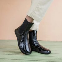 Dámské Barefoot Chelsea boty SHAPEN MAJESTY černé - 42