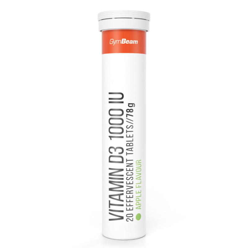Vitamín D3 1000 IU šumivý - GymBeam