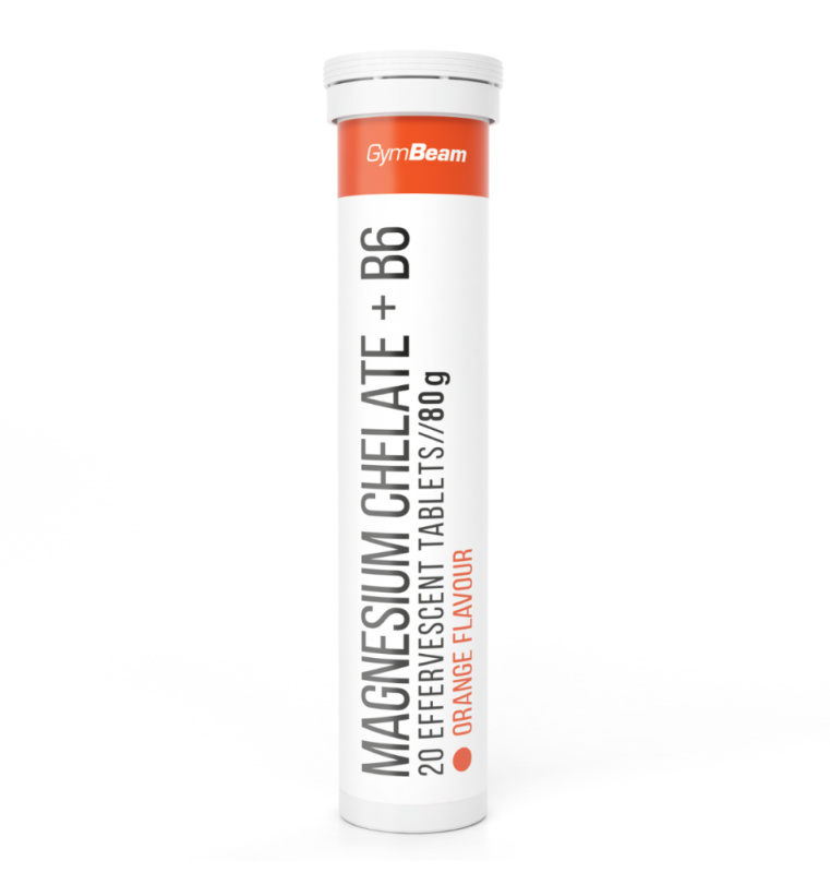 GymBeam Magnesium chelate + B6 šumivý