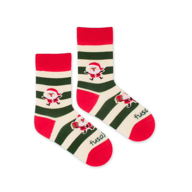 Detské ponožky Párty Santa M (Unisex veľkosť M (veľkosť 27-30))