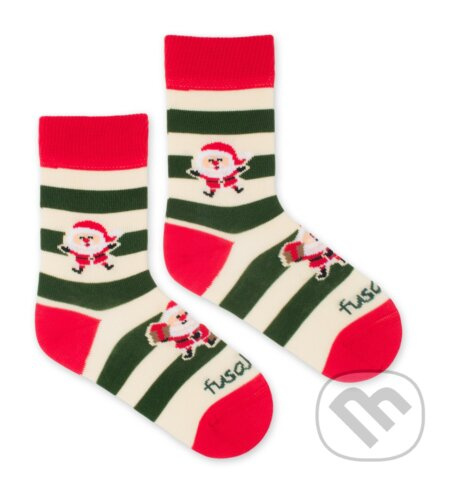 Detské ponožky Párty Santa M (Unisex veľkosť M (veľkosť 27-30))