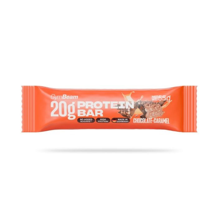 GYMBEAM 20 g protein bar proteinová tyčinka čokoláda s karamelem 55 g