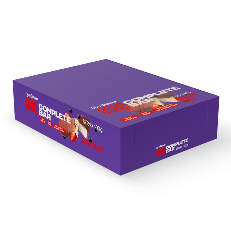 ASAP Complete Bar 24x100g Lesní ovoce - GymBeam
