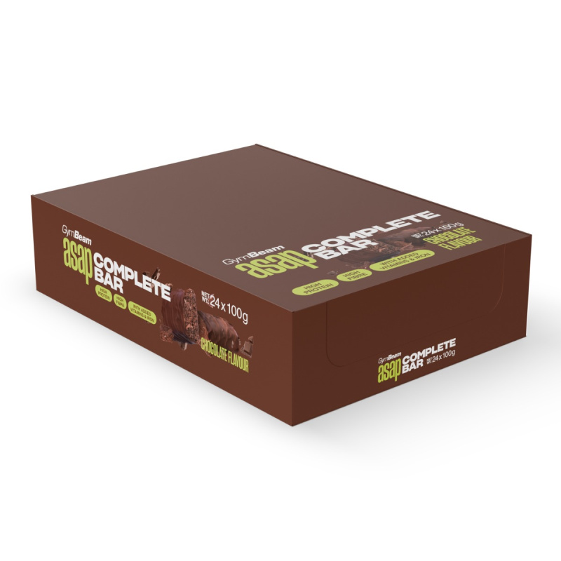 ASAP Complete Bar 24x100g Čokoláda - GymBeam
