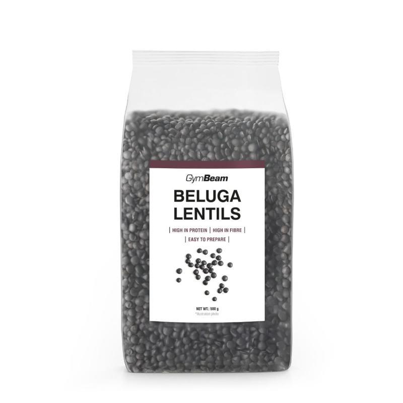 Černá čočka Beluga - GymBeam