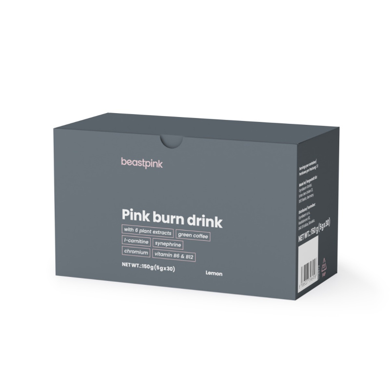 GymBeam Pink burn drink