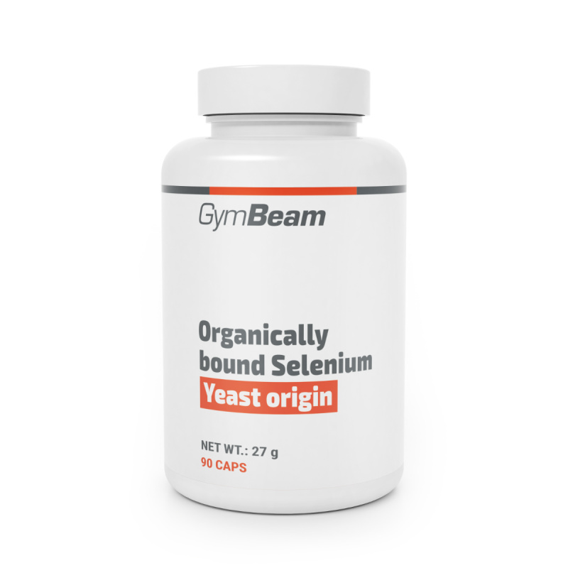 GymBeam Organically Bound Selenium Yeast Origin 90 kapslí