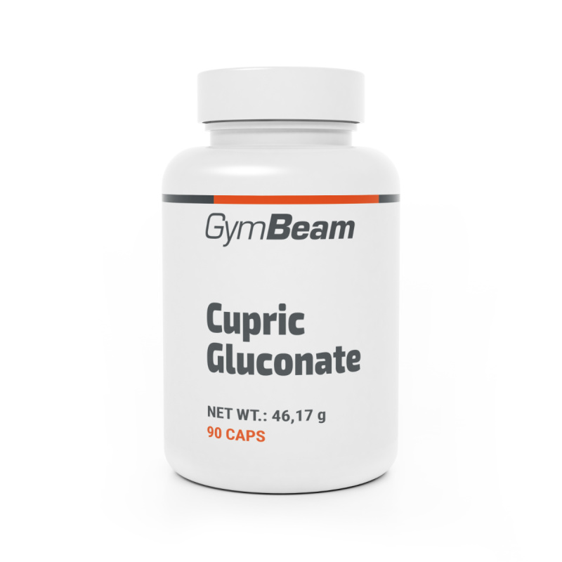 GYMBEAM Glukonan měďnatý 90 kapslí
