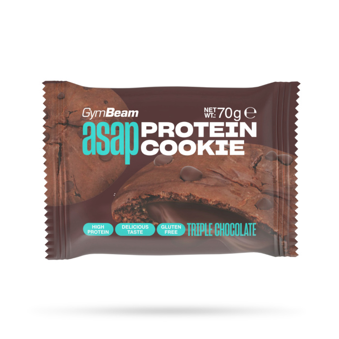 GymBeam ASAP Protein Cookie 70 g - trojitá čokoláda