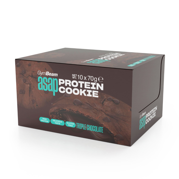 ASAP Protein Cookie 10x70g Vanilka - GymBeam