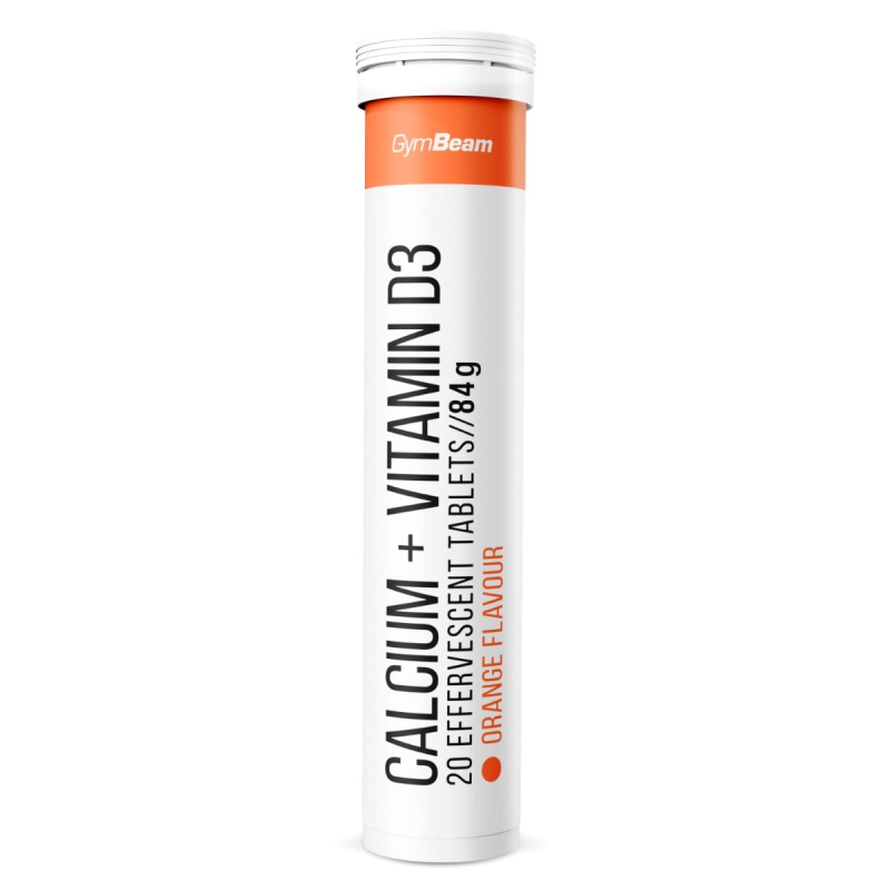Vápník  vitamin D3 šumivý - GymBeam