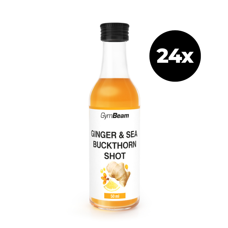 GymBeam Zázvorový shot s rakytníkem