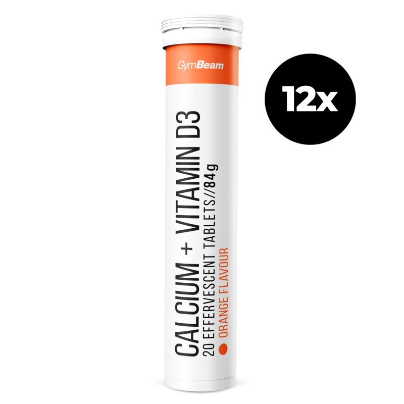 Vápník  vitamin D3 šumivý - GymBeam
