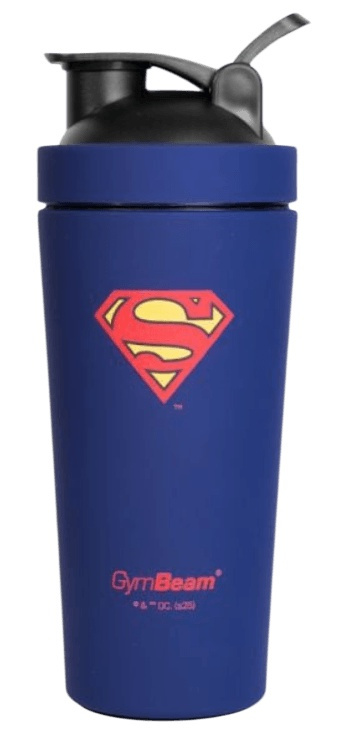 GymBeam Šejkr Steel DC Comics 750 ml - Superman