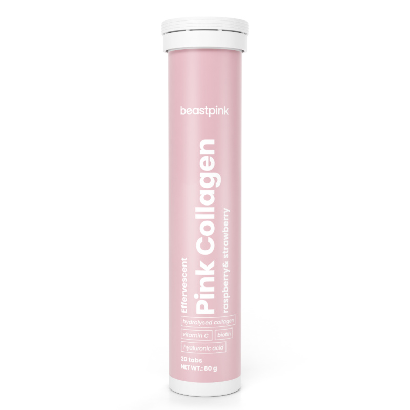 BeastPink Šumivý Pink Collagen