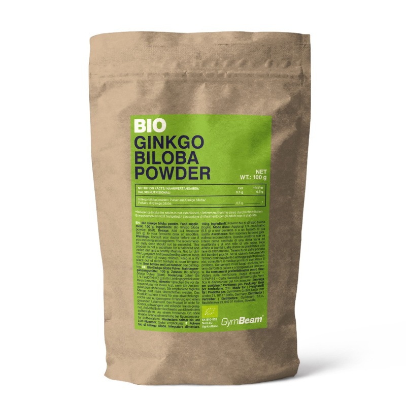 BIO Ginkgo biloba prášek - GymBeam