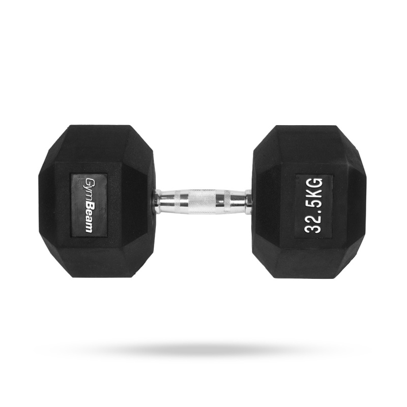 GymBeam Hexagonal Dumbbell  white