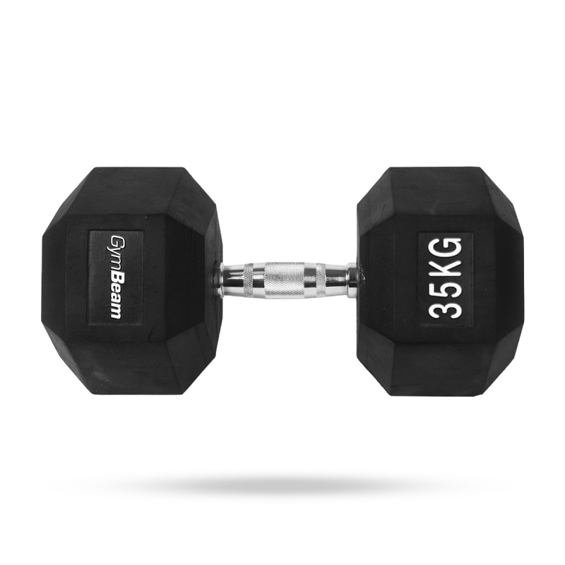 GymBeam Hexagonal Dumbbell  white