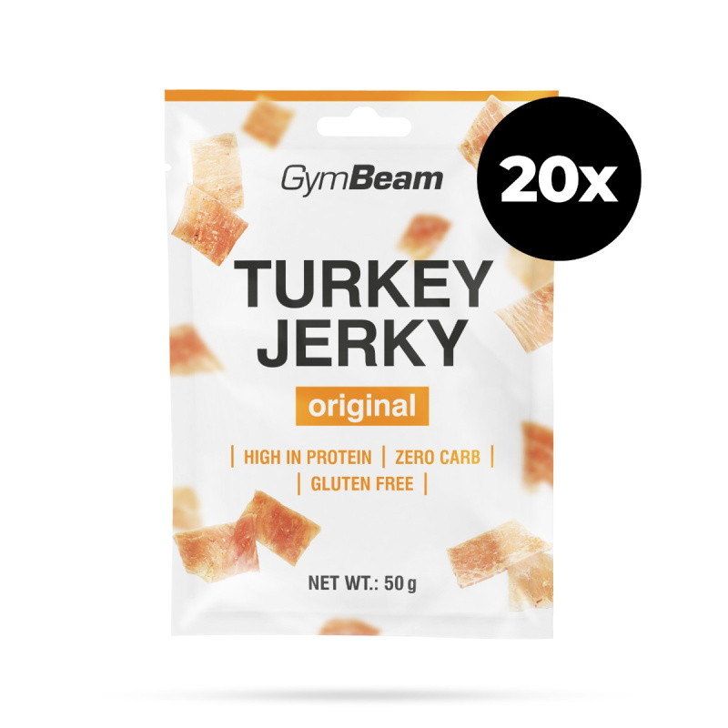 GymBeam Sušené maso Turkey Jerky