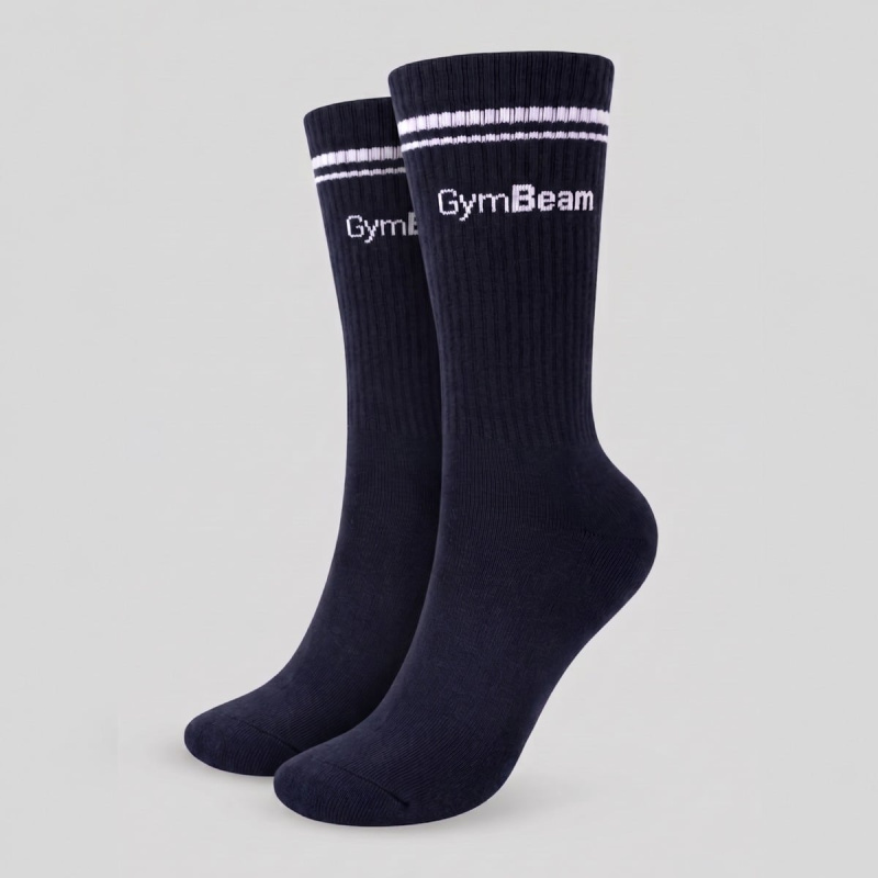 GymBeam Ponožky Crew Blue