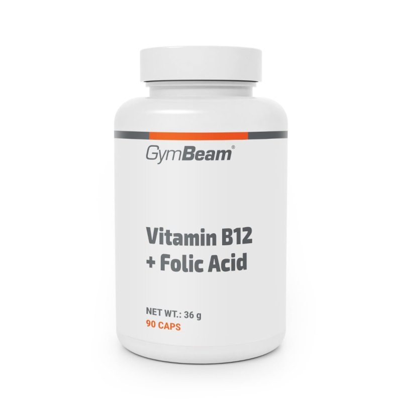 GymBeam Vitamín B12 + Kyselina listová