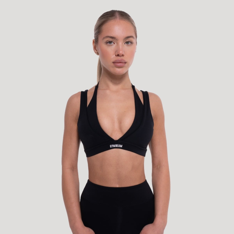GymBeam Flow Sports Bra Black