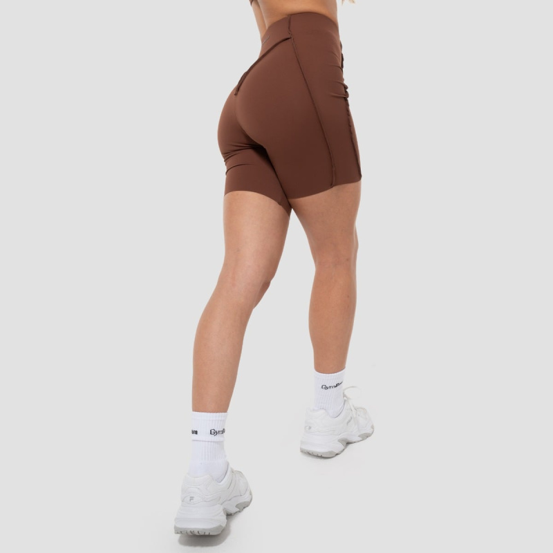 GymBeam Dámské šortky Cosmo Brown