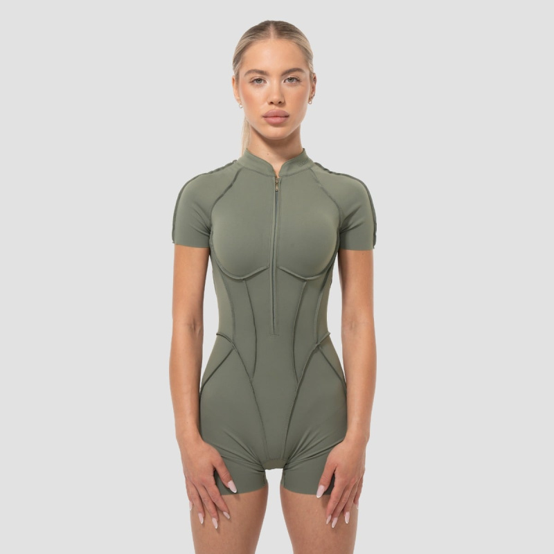 GymBeam Dámský overal Cosmo Olive