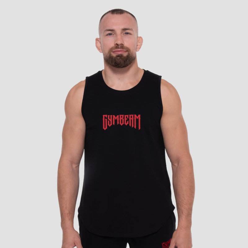 GymBeam Tílko Grind Black