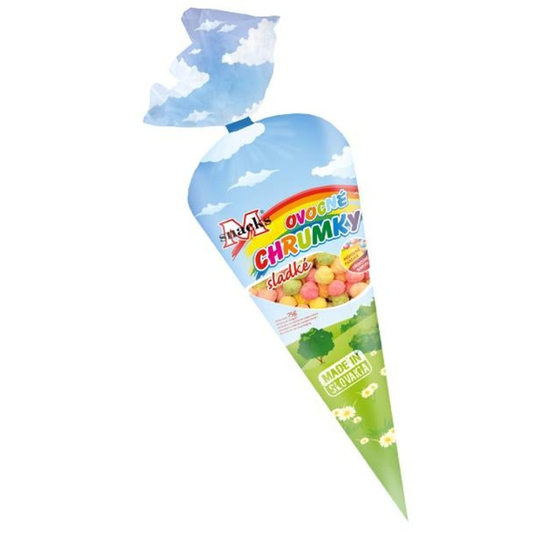 NATURAL JIHLAVA Křupky kukuřičné s ovocnou příchutí bez lepku 75 g