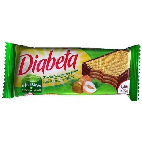 Dibeta oplatky polomáčená oříšková 32g