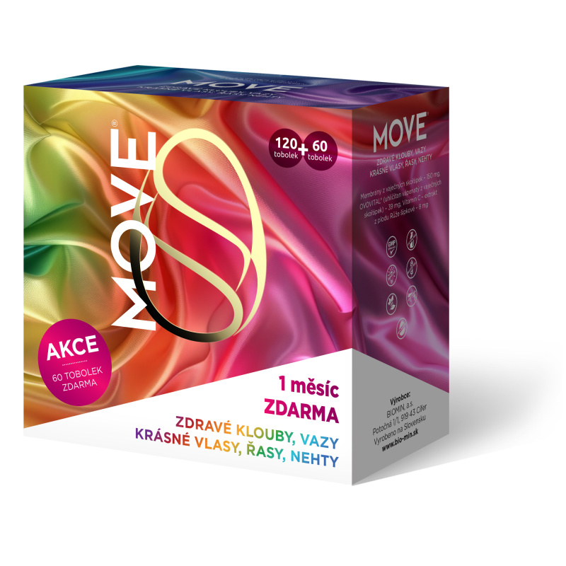 Biomin MOVE vánoční balení 120+60 tobolek