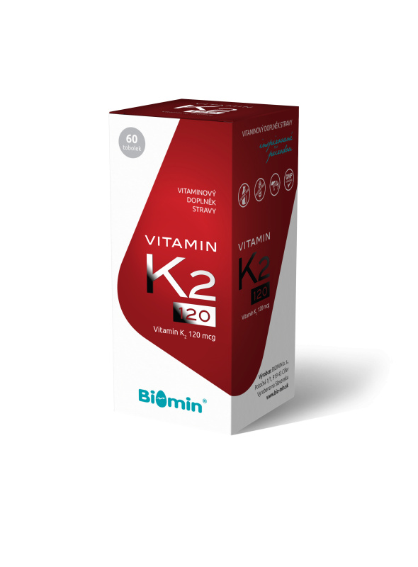 BIOMIN Vitamín K2 120 µg 60 tobolek